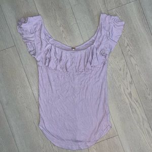 Free People Purple Blouse